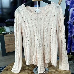 VENUS Sexy Lace Up Sweater SzM